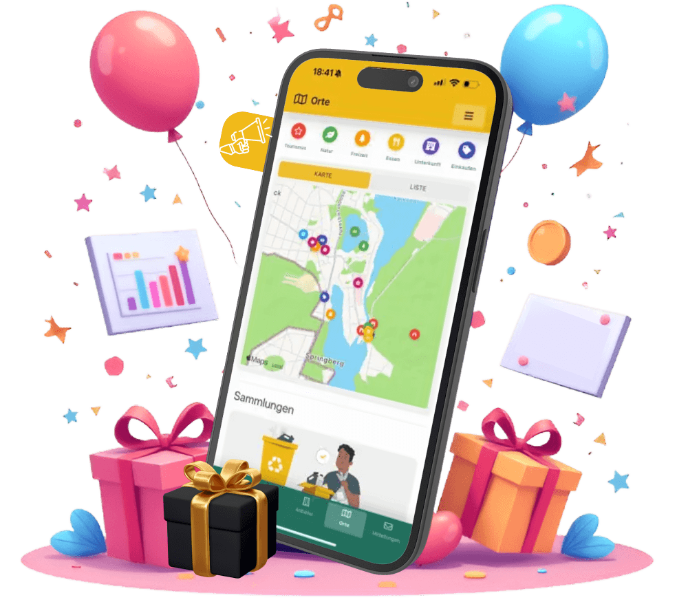 Sonderangebot der Gemeinde-App
